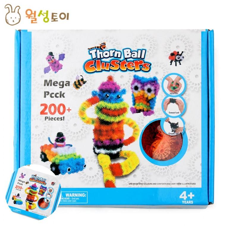 감각발달블록 조립놀이 어린이블록 두뇌발달블록 교구블록 번챔블럭 200p 랜덤1개