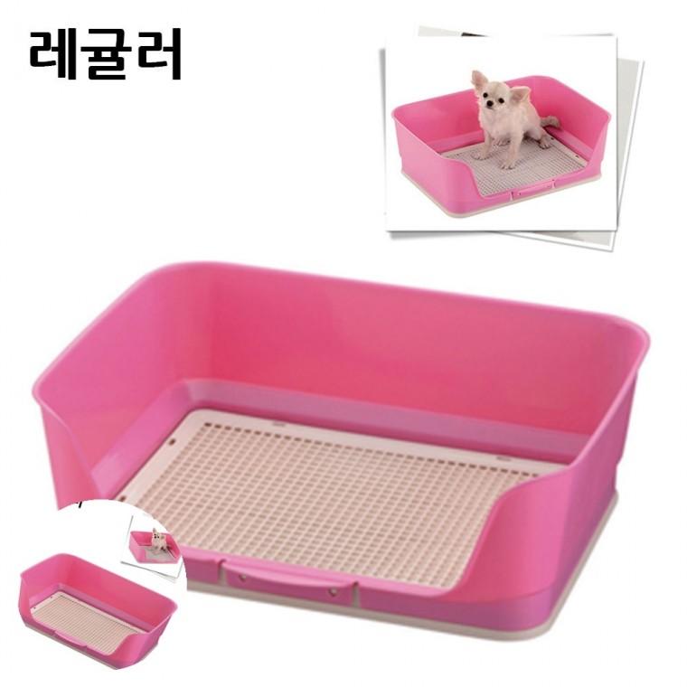 강아지배변판 강아지패드판 강아지배변매트 강아지배변패드판 애견화장실 강아지 벽면용 화장실 레귤러 핑