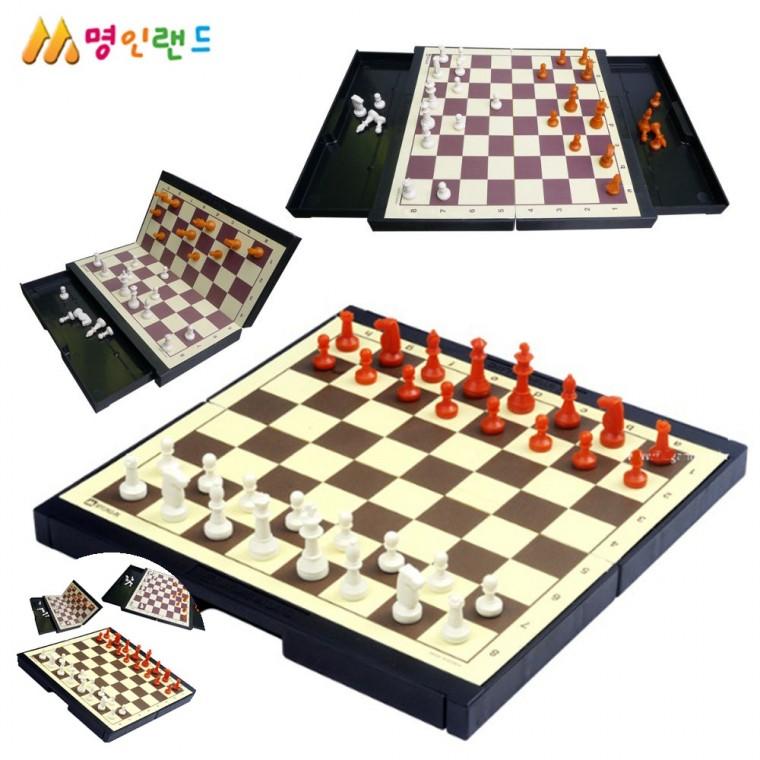 체스세트 커플보드게임 보드게임 체스말 자석체스 미니 자석식 체스
