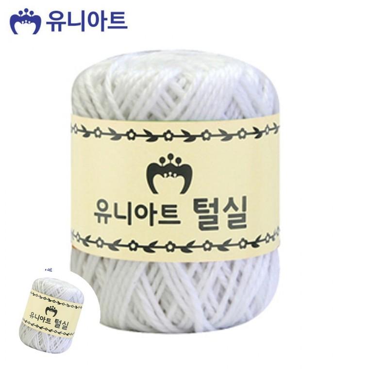 털실 뜨개질털실 뜨개질실 뜨개질 겨울털실 지관실 흰색