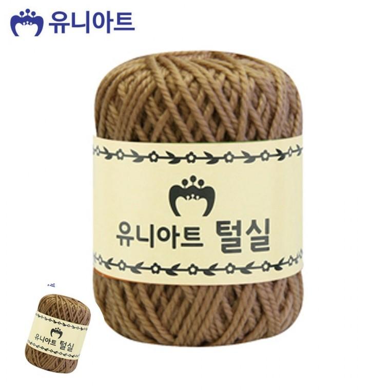 두꺼운털실 수세미털실 겨울털실 뜨개질실 크리스마스털실 지관실 자연색