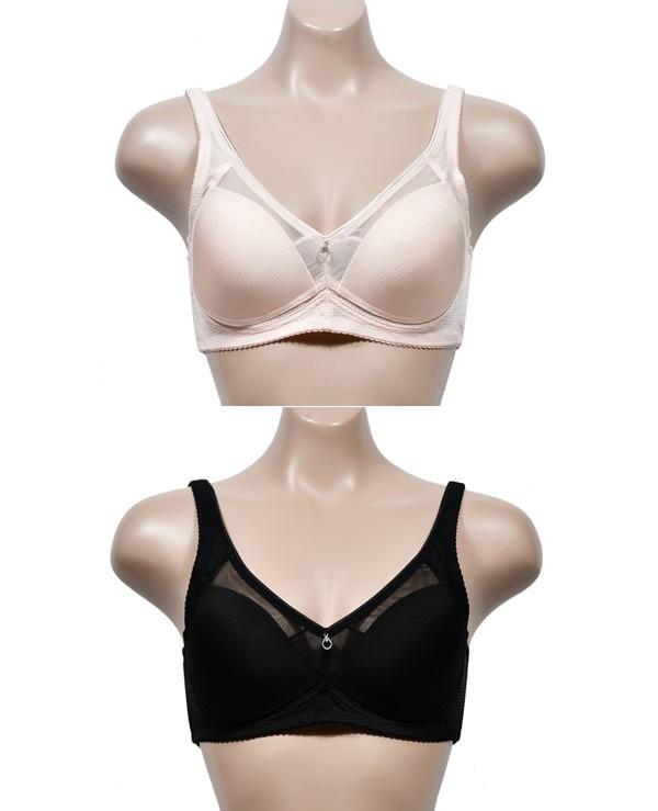 노와이어 B컵브라 여성브라팬티 와이어브라세트