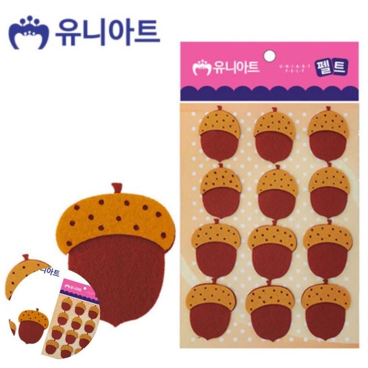 만들기취미 만들기체험 아동미술만들기 공예용품 어린이만들기 펠트 도토리