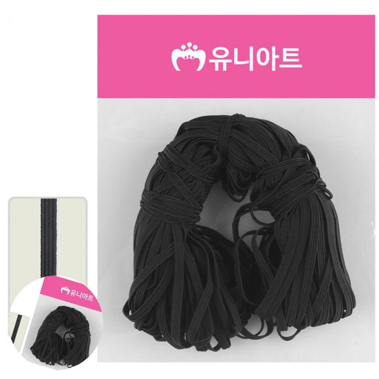 문구용고무줄 포장용고무줄 고무밴드 4골고무줄 고무줄 4골 밴드 검정