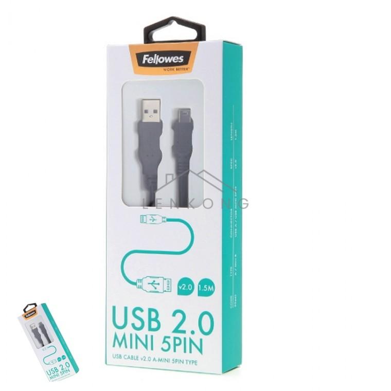 USB 2.0 케이블 미니 5핀 1.5M usb-a2.0tomini5핀변환케이블 usb2.0케이블 미니usb2.0 고속케이블 usb데이