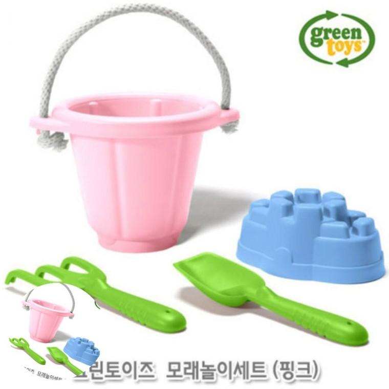 놀이체험완구 유아감각교구 어린이모래놀이 아동모래놀이 유아놀이교구 모래놀이세트 핑크