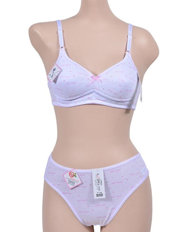 B컵 브라팬티세트 중학생속옷 학생속옷