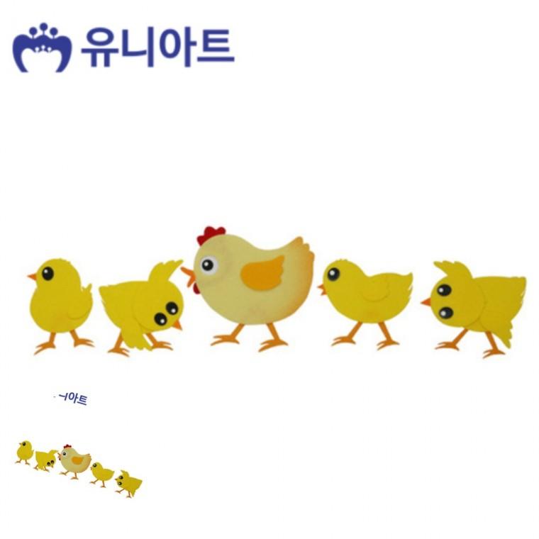 미술만들기 어린이만들기 공예재료 아동미술만들기 미술놀이 펠트 병아리 세트