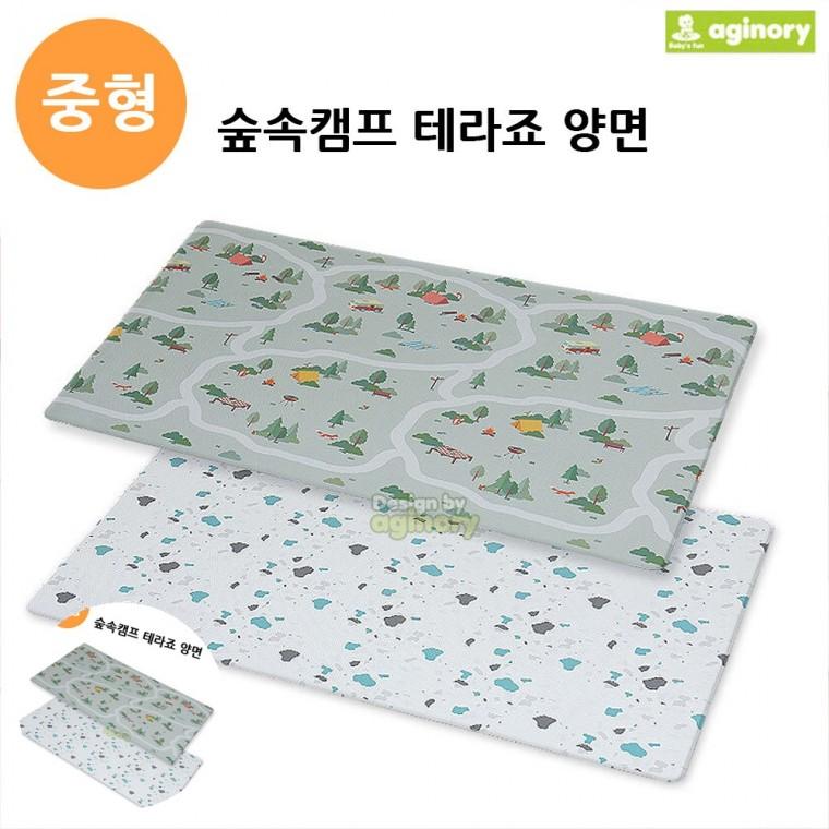 아기매트 층간소음방지매트 거실매트 주방매트 거실바닥매트 놀이방매트 숲속캠프 테라죠 양면 중형
