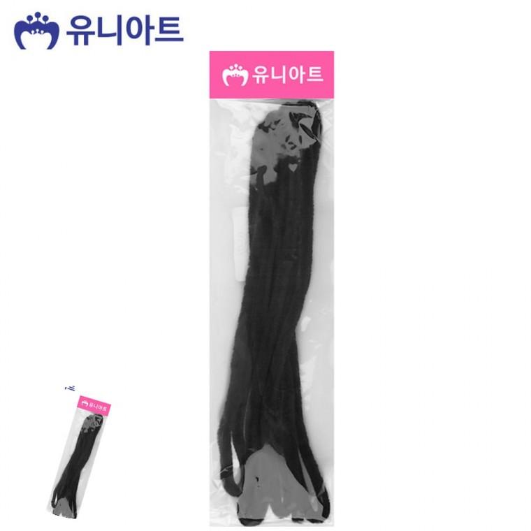 공예모루 철사모루 모루철사 크리스마스철사모루 공예철사 나만의 모루인형 만들기 인형재료 검정