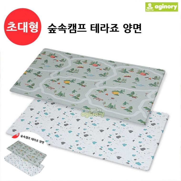 층간소음방지매트 거실바닥매트 아기매트 유아매트 주방매트 놀이방매트 숲속캠프 테라죠 양면 초대형