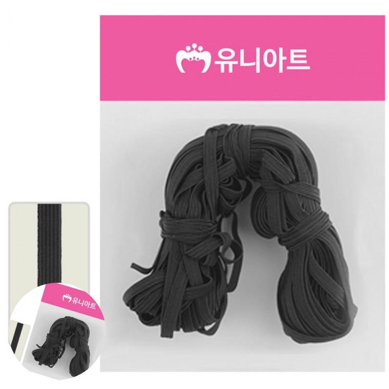 포장고무줄 생활고무줄 고무밴드 6골밴드 6골고무줄 6골 밴드 검정