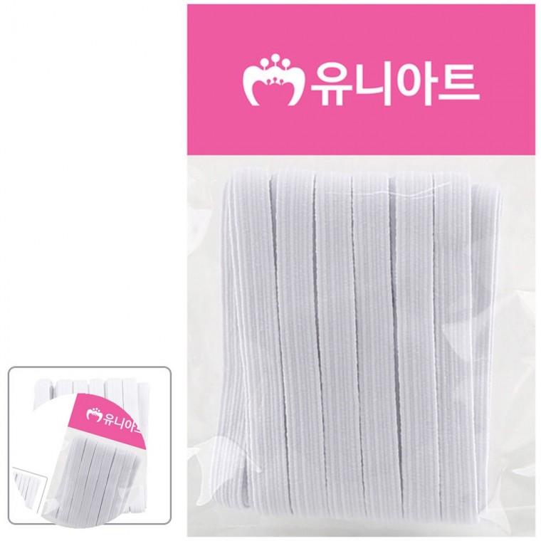 강력고무줄 골고무줄 고무밴드 8골고무줄 포장용고무줄 8골 밴드 흰색