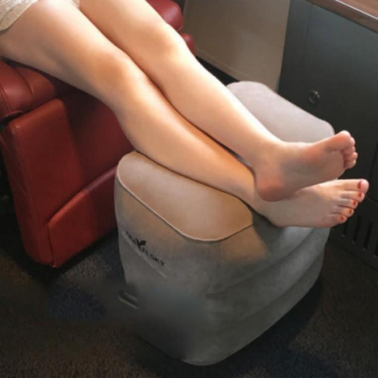 아웃도어 캠핑 차량용 자동차 쿠션 풋스툴 받침대 거치대