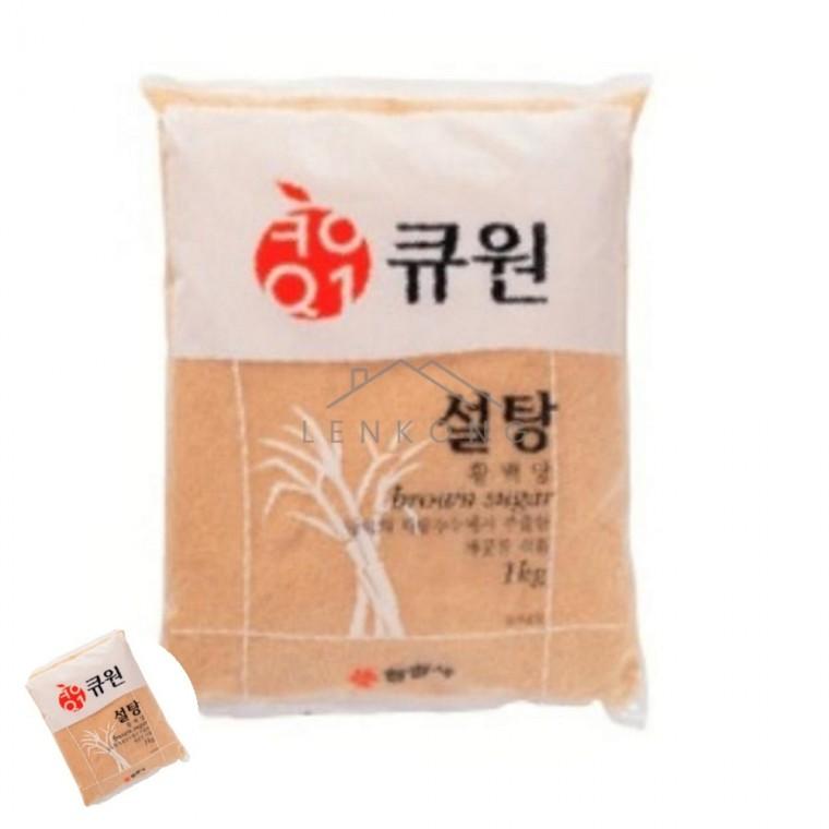 큐원설탕황백당1KG 달콤한설탕 갈색설탕 베이킹재료 황설탕 설탕1kg