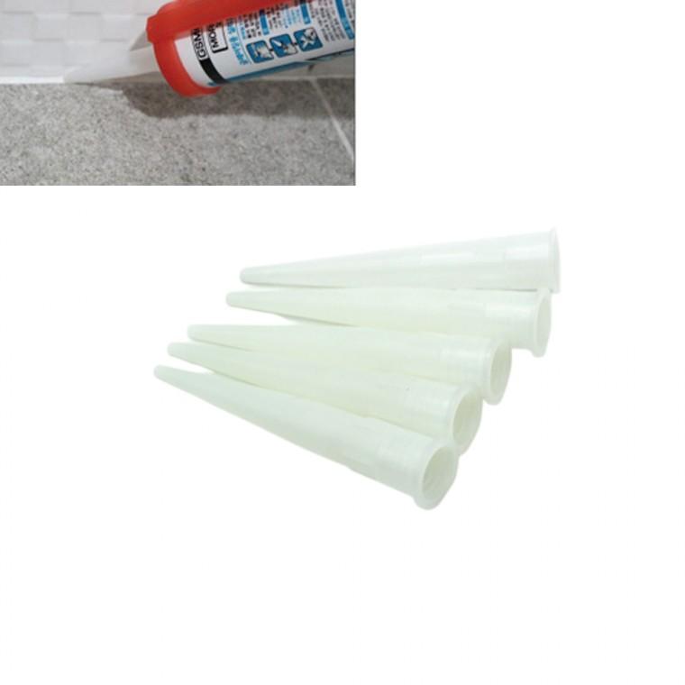 실리콘 뾰족 노즐 욕실 타일 보수 시공 우레탄 폼건 니틀