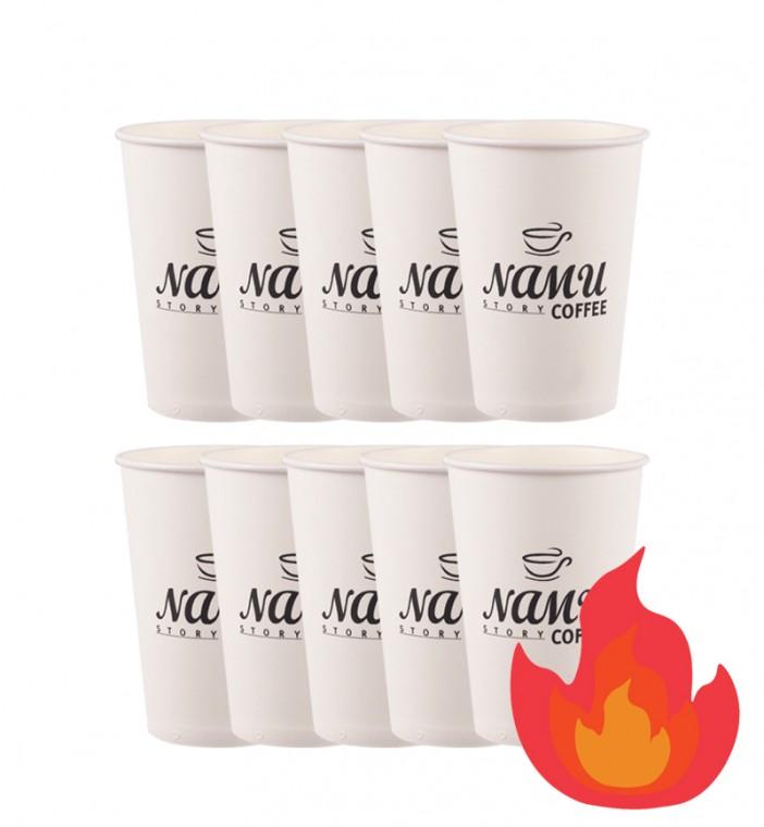 디디샵 국산 종이컵 일회용 핫 컵 10P - 13온스 385ml (117529)