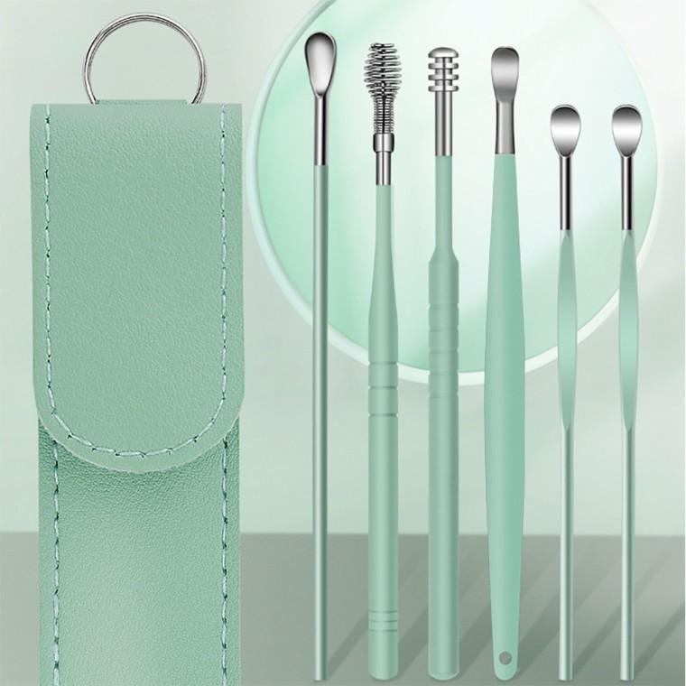 6종 이어클리너 귀이개 귀후비개 세트