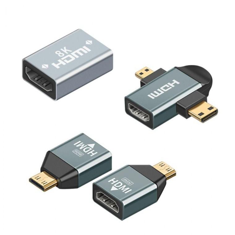 HDMI 젠더 DP 연장 mini micro 변환