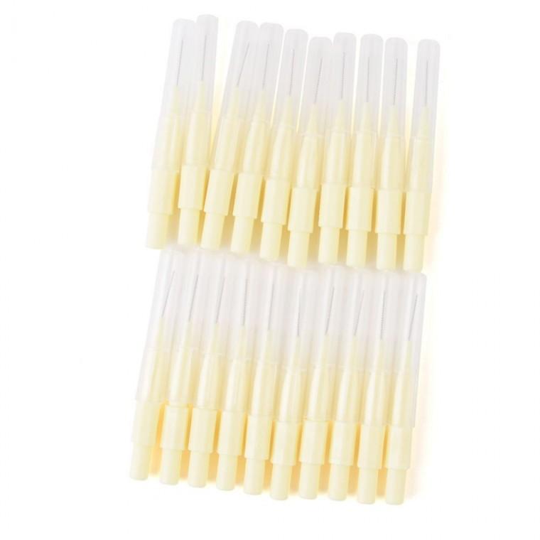 치간칫솔 휴대용치간칫솔 일자 틈 치아 플라크 20P 잇몸 브러시 청결 케어 솔이쑤시개