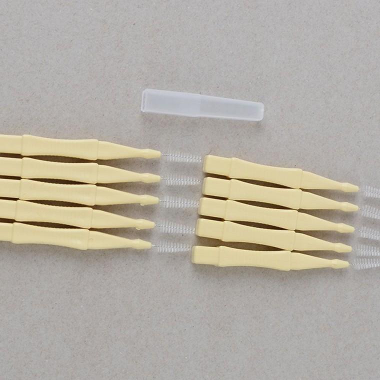 치간칫솔 솔이쑤시개 잇몸 브러시 대체 치석 일자 관리 치실 예방 10P 휴대용치간칫솔