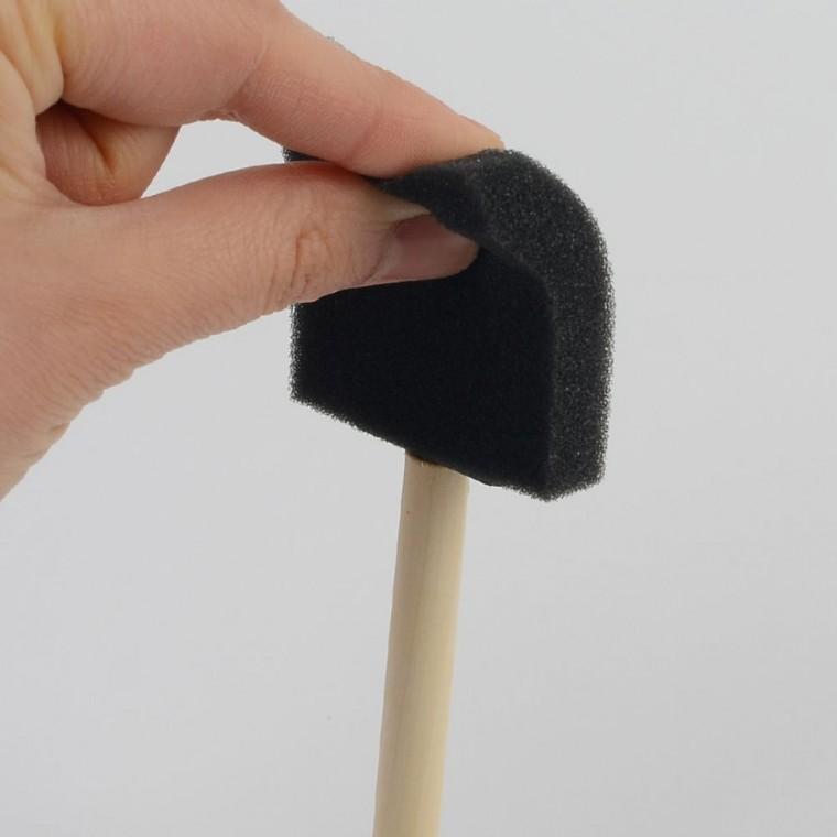 페인트붓 스펀지붓 폼브러쉬 도장 흡수 넓은 공예 벽면 부드러운 5cm 도색