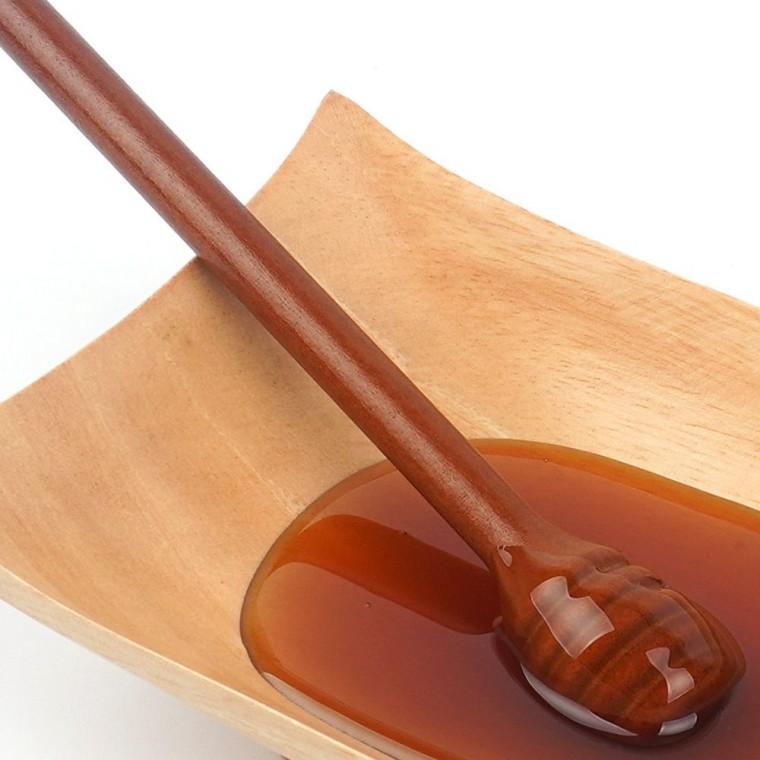 허니디퍼 꿀뜨개 꿀디퍼 전통 꿀스푼 옻칠 긴 떠먹기 꿀 원목 나무 자연 손잡이 목재