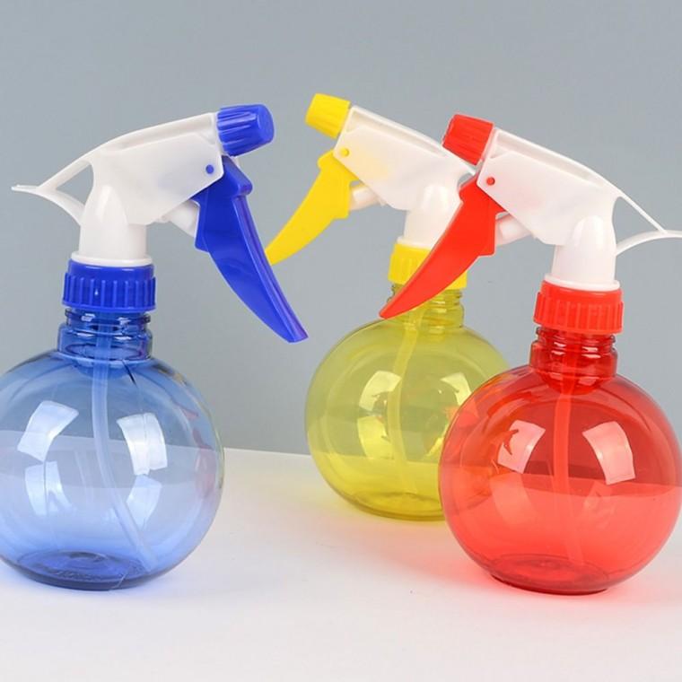 물뿌리개 분무기 압축분무기 미용 투명 화초 식물 300ml 손잡이 트리거 헤어