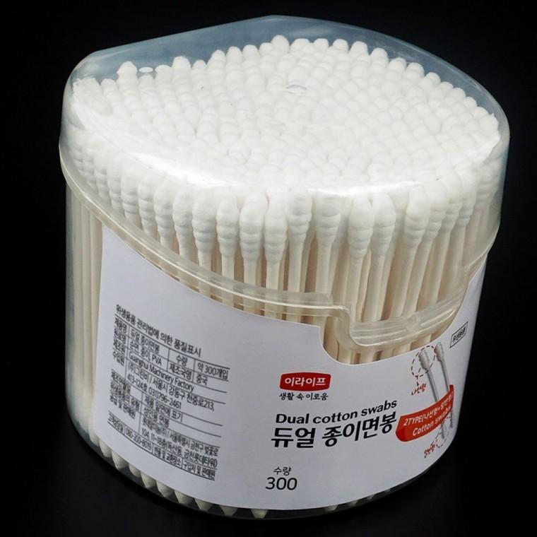 메이크업면봉 일회용면봉 귀청소 듀얼 개별 화장 휴대 케이스형 위생 양면형 메이크업