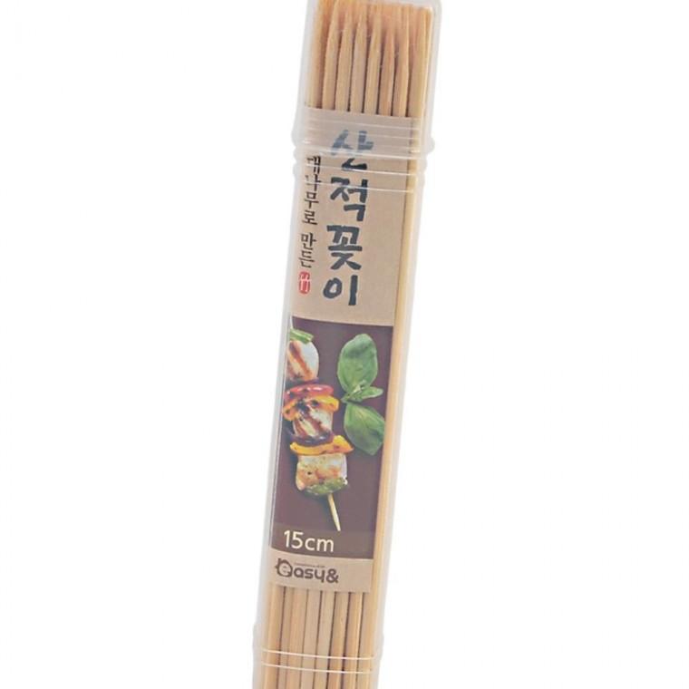 산적꼬지 산적꼬치 이쑤시개 대나무 15cm 업소 꽂이 어묵 과일 나무 꼬챙이 꼬치 튀김