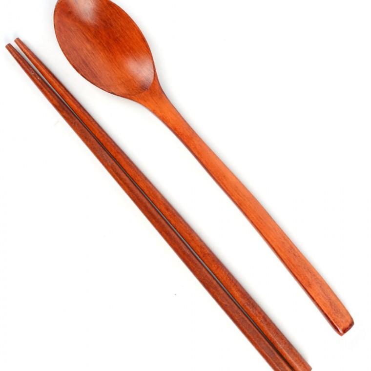 옻칠수저세트 우드 1인 젓가락 나무 원목 숟가락 식사 자연소재 커플 식탁