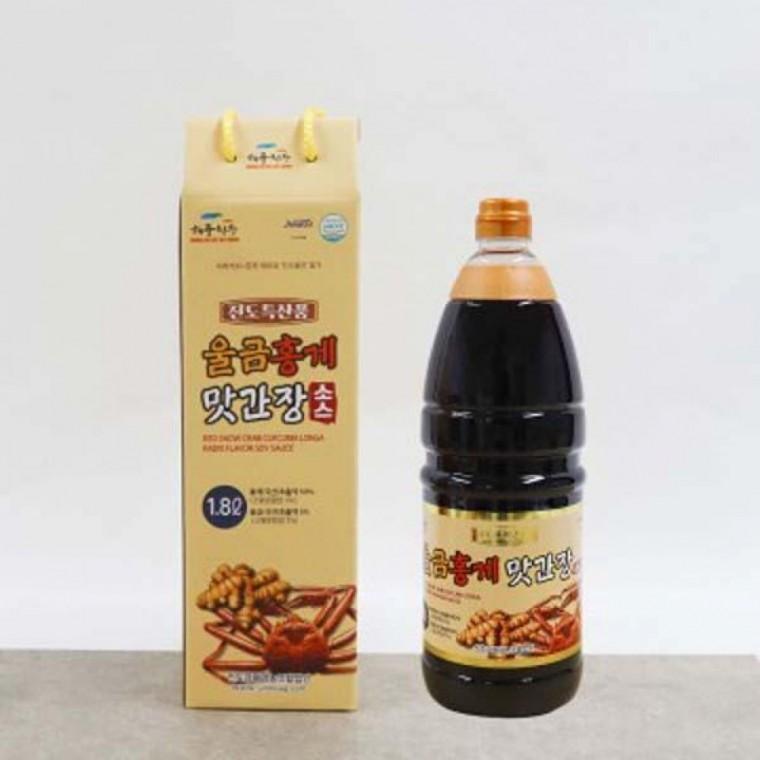 울금홍게 맛간장소스 1.8L 선물용포장 단체 답례품 명절 선물세트 조미료