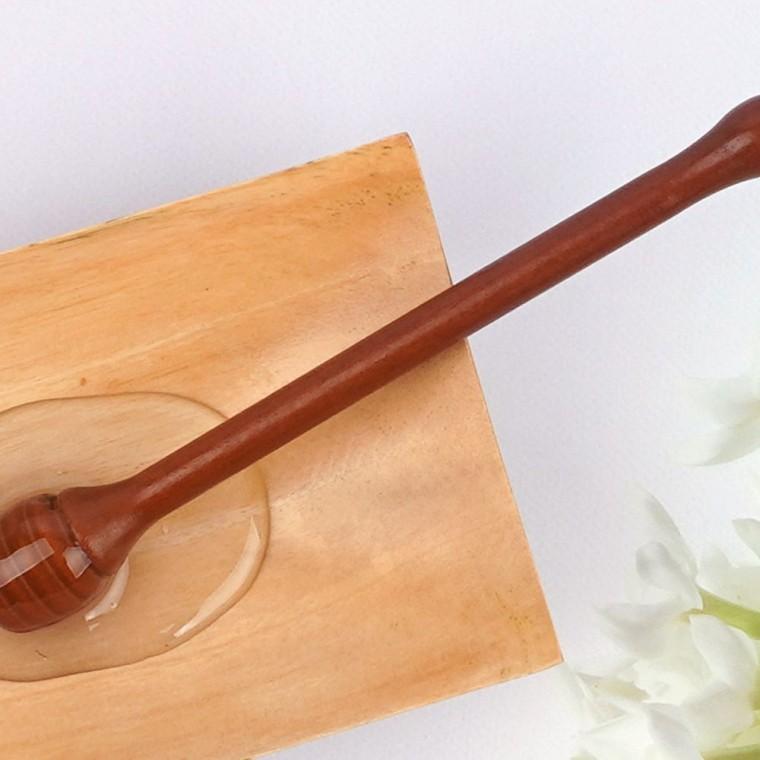 꿀뜨개 꿀디퍼 목재 긴 떠먹기 옻칠 자연 허니디퍼 손잡이 꿀스푼 나무 원목 꿀 전통