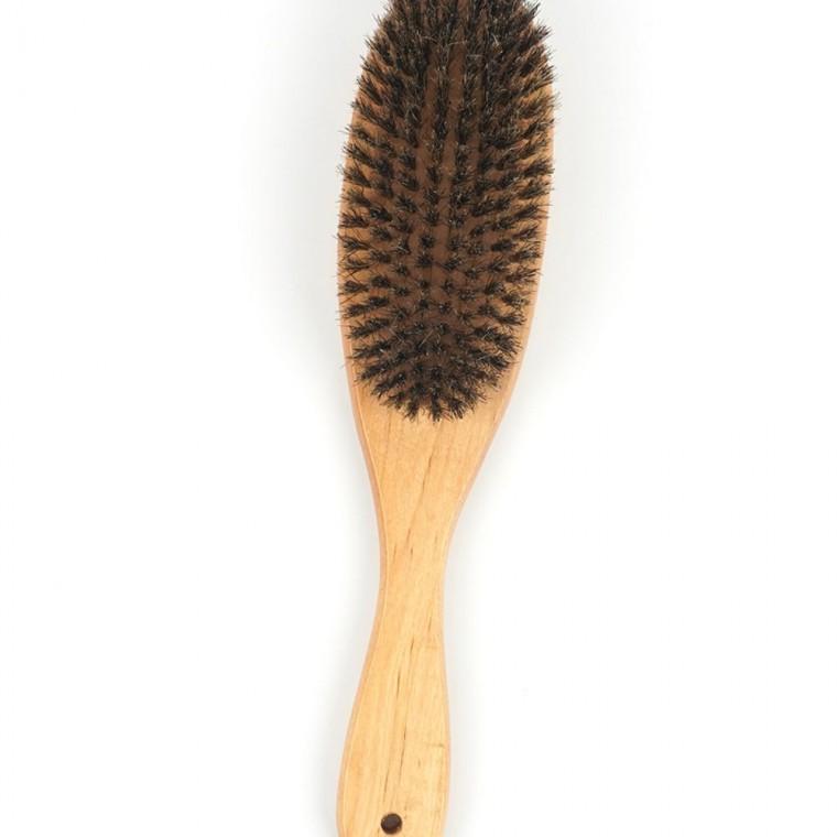 먼지제거기 먼지솔 돈모 옷솔 원목 관리 청소 섬유 의류 자연모 브러쉬 정장 손잡이