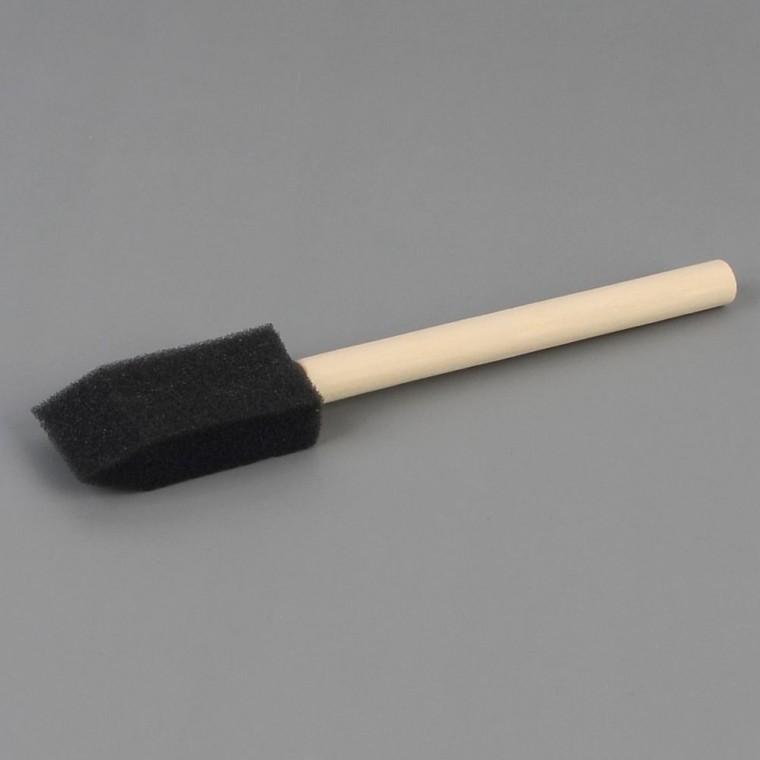폼브러쉬 스펀지브러쉬 페인트붓 발색 2.5cm 균일 작업 공예 그림 넓은면 도색