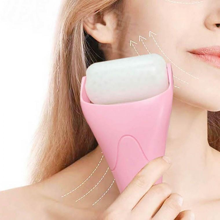 남자 여자 얼굴 라인 뷰티 용품 시원한 아이스 롤러 스텐 여행용 마사지
