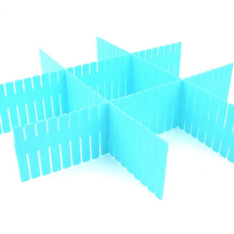 정리함 자유조립 4P DIY 분리 높이조절 서랍 정리 칸막이 구획 보관함