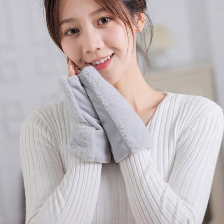 여자 겨울 부드러운 퍼 사무실 작업 공간 외출 방한 핸드 워머 손목장갑 팔목 토시 용품
