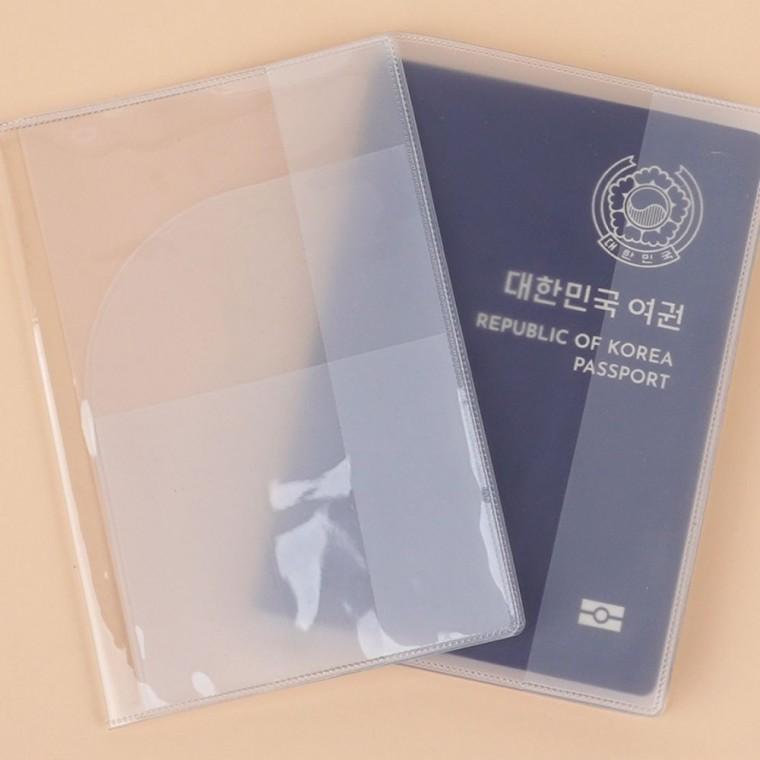 비닐 여권 티켓 개별포장 카드 케이스 투명 보관 지갑 투명여권케이스