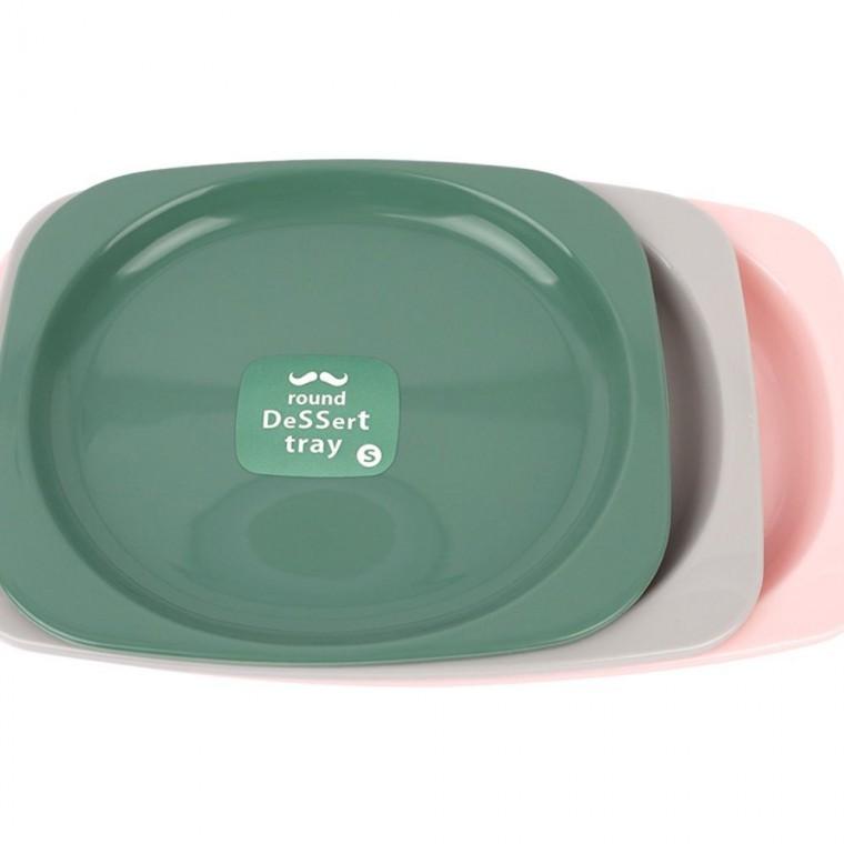 사각쟁반 타원형 디저트 쟁반 간식 과일 카페 베이커리 서빙 접시 플레이트