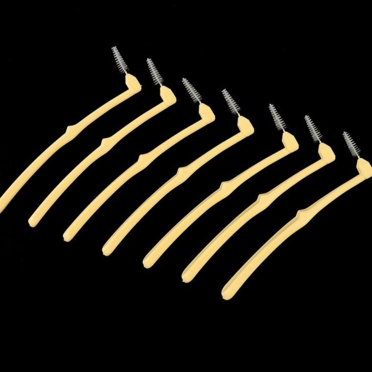 치간칫솔 L자 치간 브러시 7P 꺾인 모양 좁은 치아 간격 청결 관리
