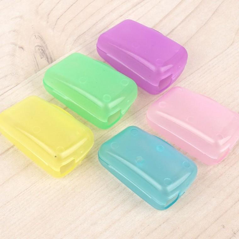 칫솔모 위생 캡 5P 휴대 여행 출장 보관 먼지 차단 청결 간편 덮개 칫솔헤드케이스