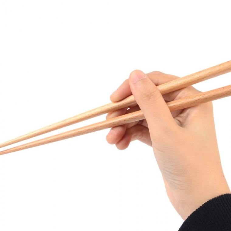 우드젓가락 비취우드 젓가락 원목 자연 주방 식탁 가정 식사 위생 자연친화 고급