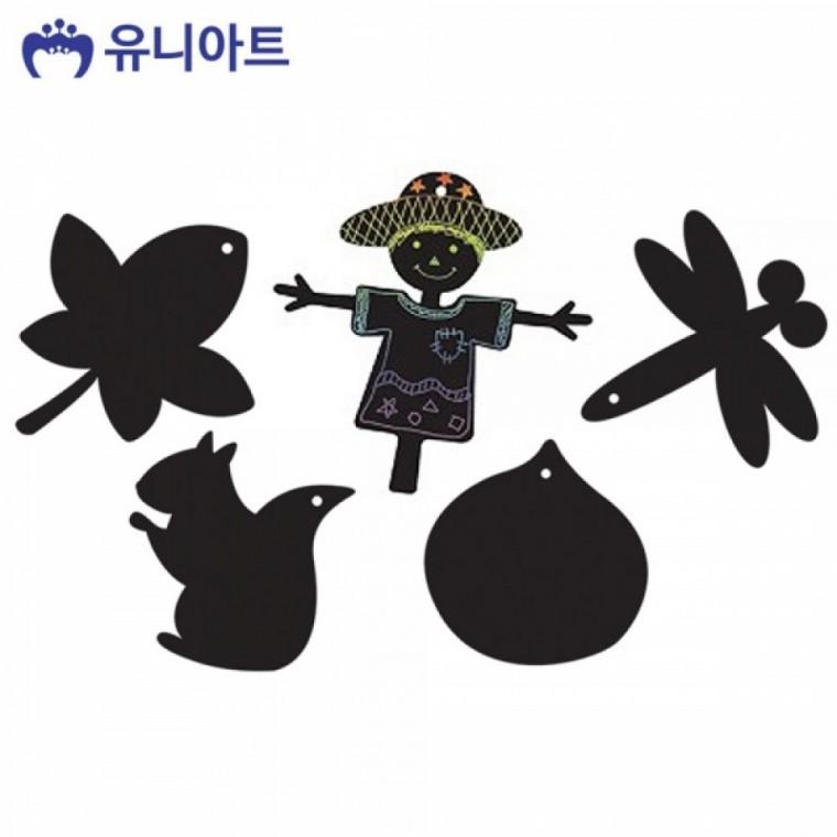 유니아트(종이스크래치) 1800 모양종이 (가을)