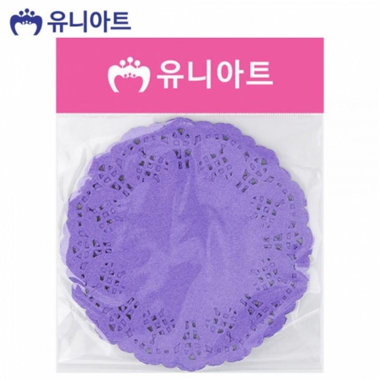 유니아트 (종이레이스) 1000 칼라 종이 레이스 (중) (보라)