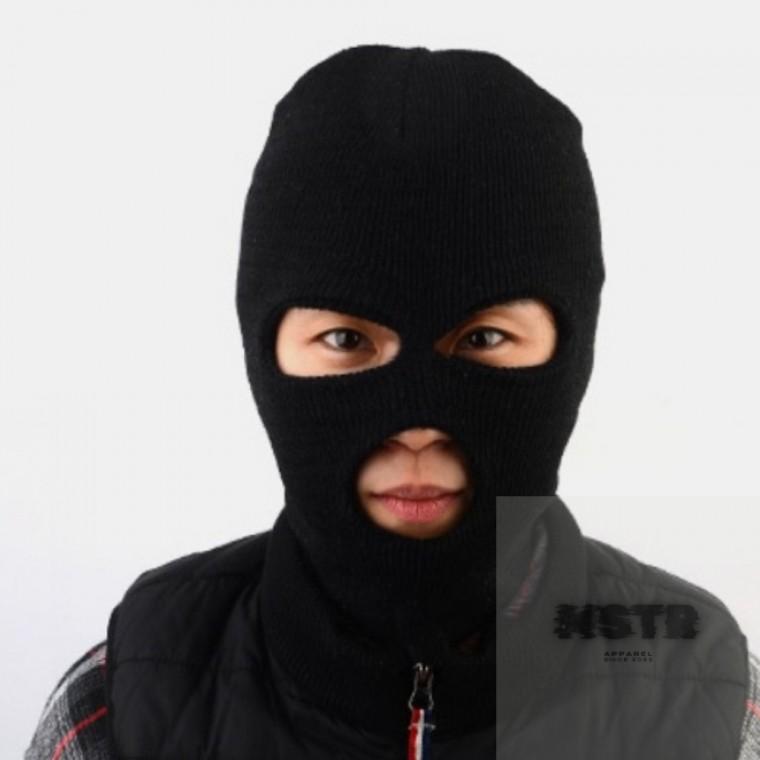 검정 복면 페이스마스크 얼굴햇빛가리개 바라클라바 추위예방 얼굴덮개