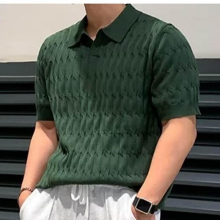 독특하고 감각적인 카라 패션 반팔티 세련됨 여름패션 디테일
