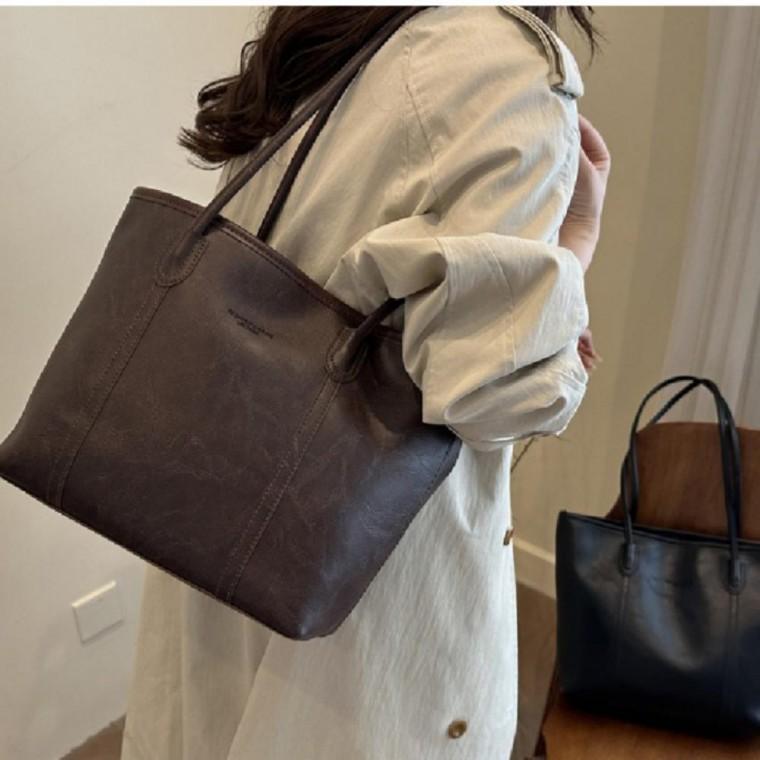 대학생 가방 여성 직장인 숄더 보부상 데일리가방 소프트 데일리 레더백