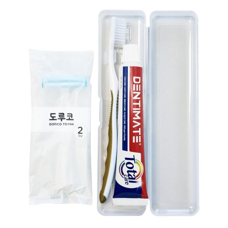여행용 치약칫솔면도기세트 휴대용 치약 세안용품 세면도구