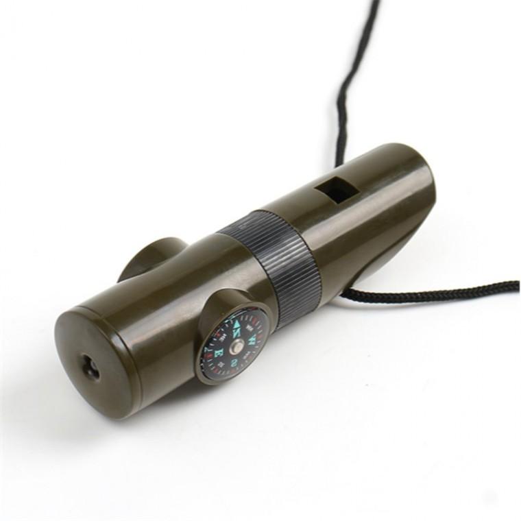 LED 나침반 호루라기 휴대용나침반 생존키트 다기능호루라기